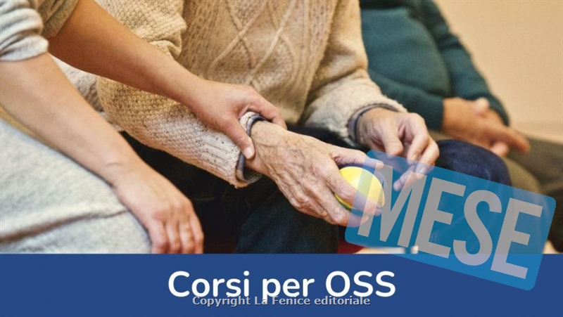 Iscrizioni aperte fino al 12 settembre per i Corsi per Operatore Socio Sanitario (Oss) Corsi base abbreviato per un totale di 450 posti